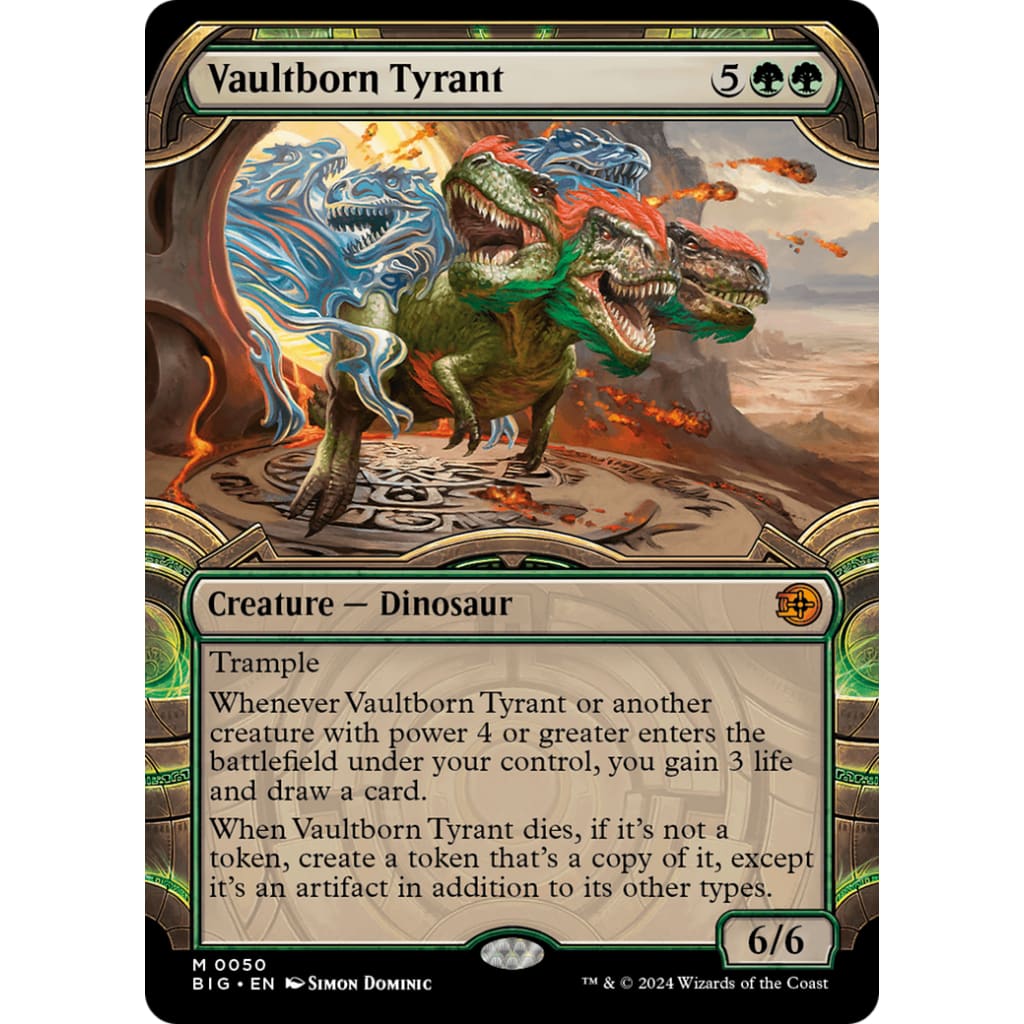 Vaultborn Tyrant (BIG-050): (Showcase) (Borderless) - Single
