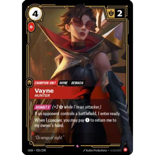 Vayne - Hunter (035/298) - Origins Foil - Single
