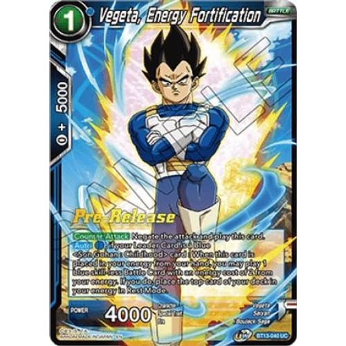 Vegeta Energy Fortification (Supreme Rivalry Pre-Release