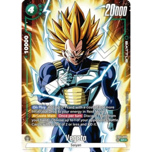 Vegeta - FB01-096 (Alternate Art) (FB01-096) - Awakened
