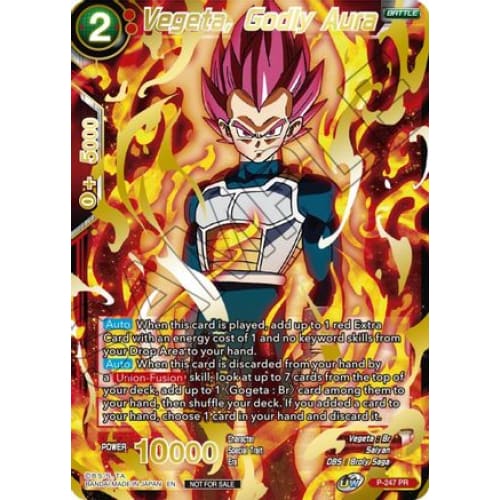 Vegeta Godly Aura (Alternate Art) (Tournament Promotion
