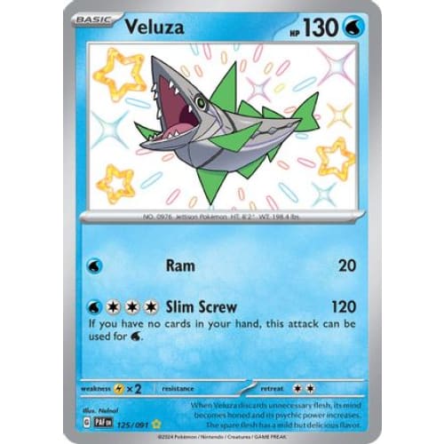Veluza (125) Shiny Rare Holofoil - Single