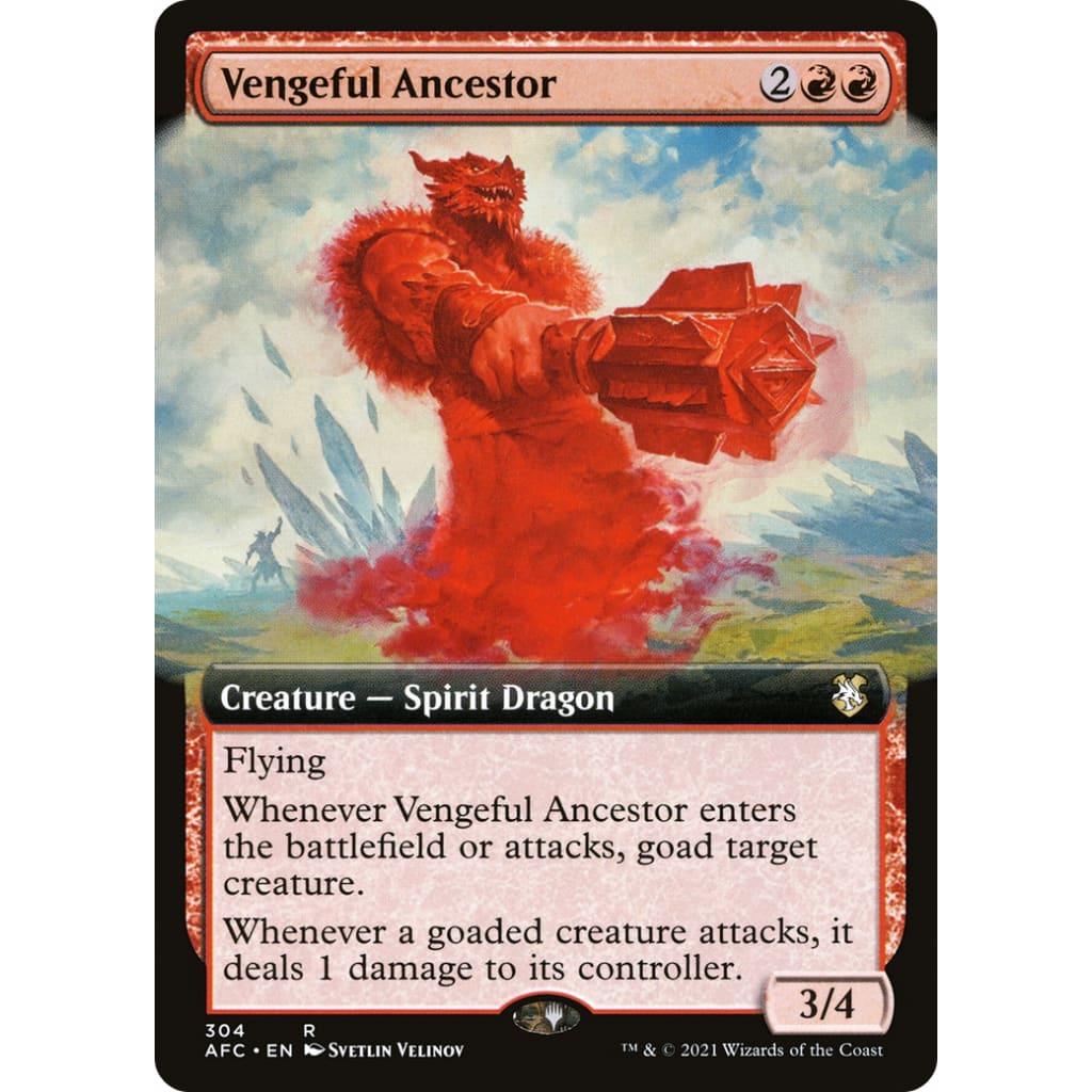 Vengeful Ancestor (AFC-304): (Extended Art) - Single