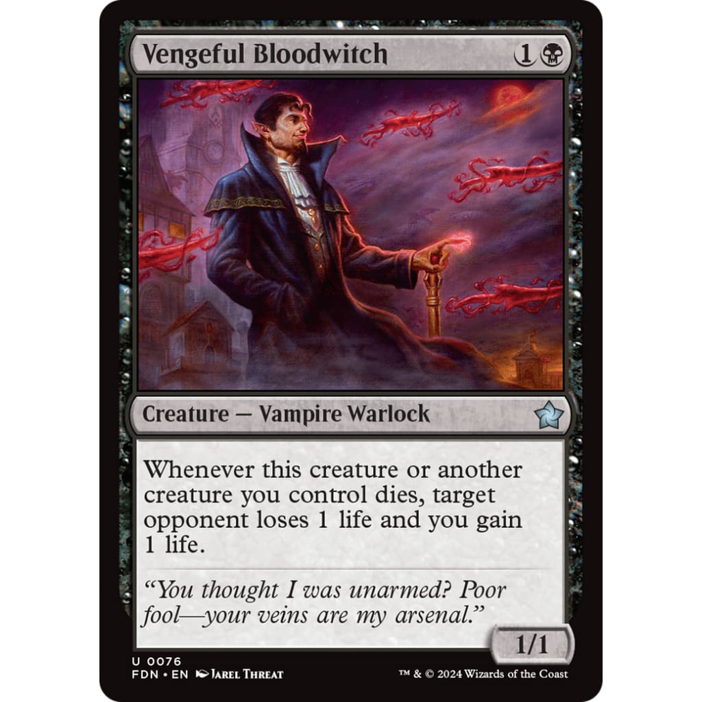 Vengeful Bloodwitch (FDN-076) - Single