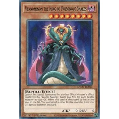 Vennominon the King of Poisonous Snakes (ANGU-EN040) Rare