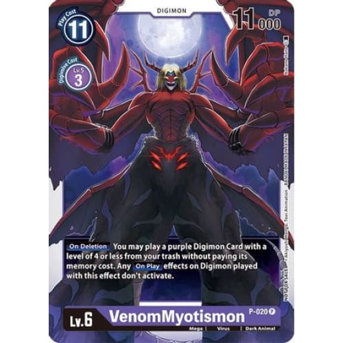 VenomMyotismon - P-020 (P-020 P) Promo - Single