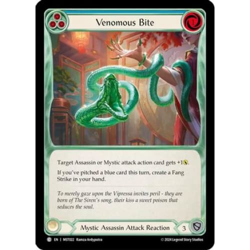 Venomous Bite (Blue) (PART THE MISTVEIL) - Single