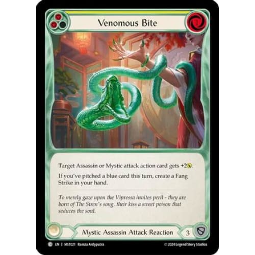 Venomous Bite (Yellow) (PART THE MISTVEIL) - Single