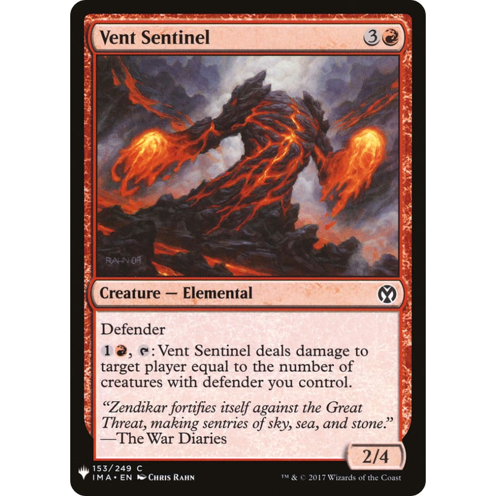 Vent Sentinel (PLST-IMA-153) - Single