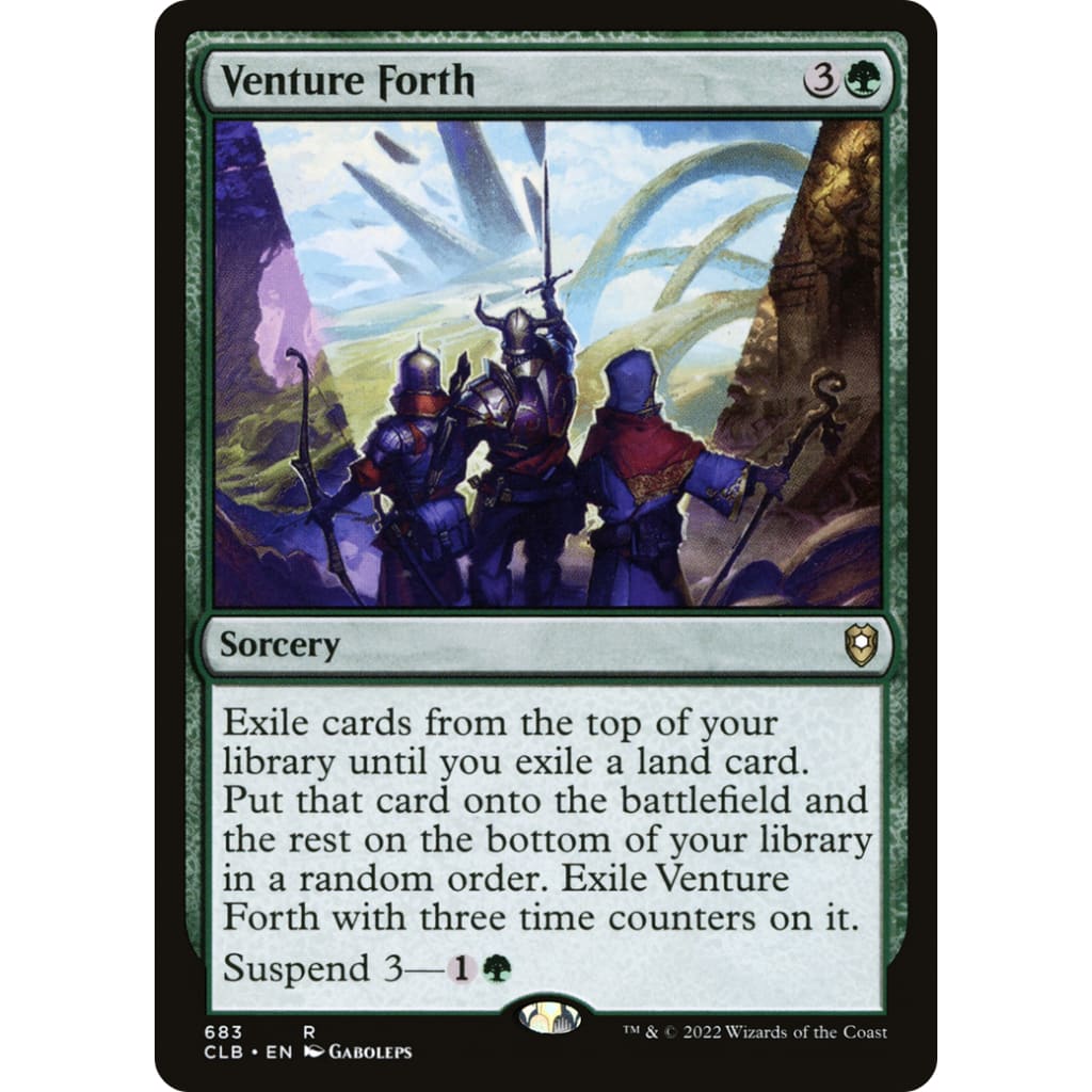 Venture Forth (CLB) Extended Art - Single