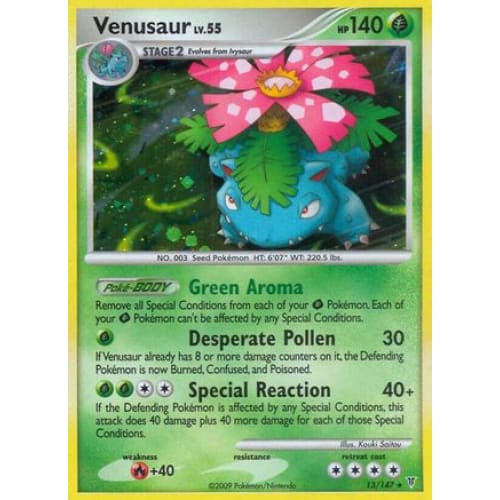 Venusaur (013/147) Holo Rare Holofoil - Single