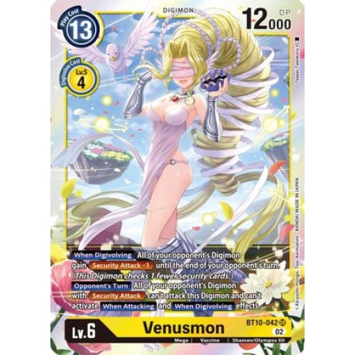 Venusmon (BT10-042 SR) Super Rare Foil - Single