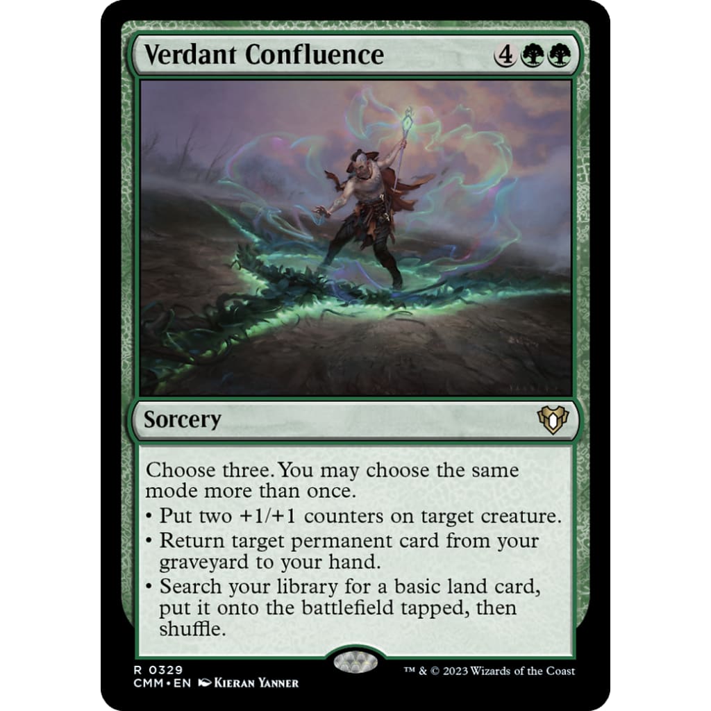 Verdant Confluence (CMM-329) Foil - Single