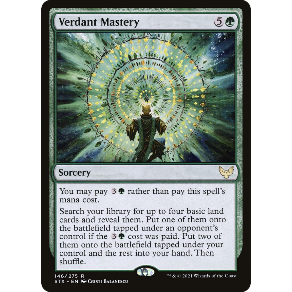 Verdant Mastery (STX-146) - Single