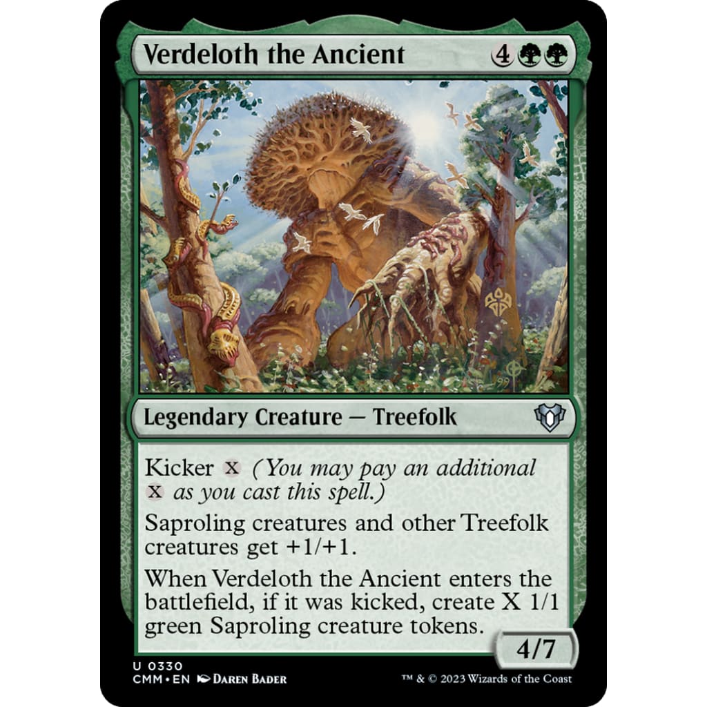 Verdeloth the Ancient (CMM-330) Foil - Single