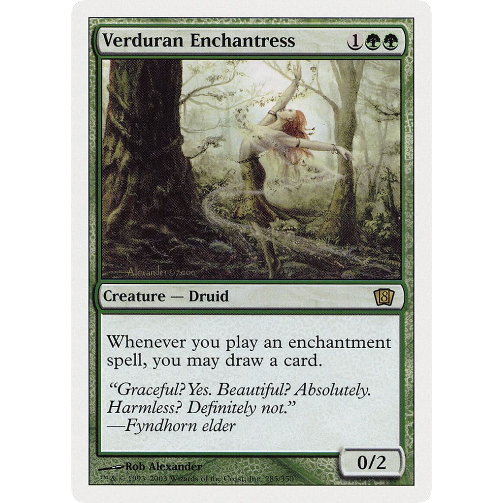 Verduran Enchantress (8ED-285) - Single