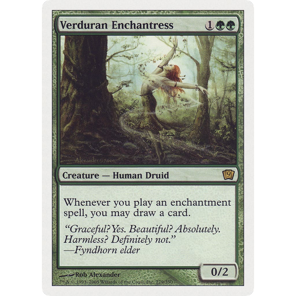 Verduran Enchantress (9ED-279) Foil - Single