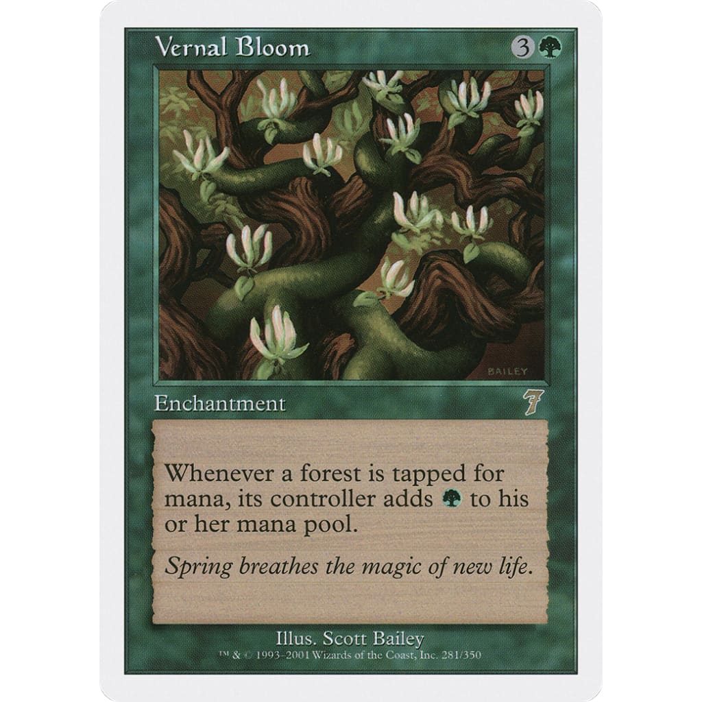 Vernal Bloom (7ED-281) Foil - Single