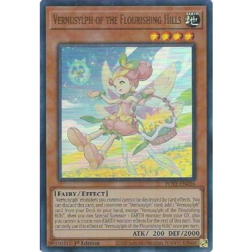 Vernusylph of the Flourishing Hills (POTE-EN016) Ultra Rare
