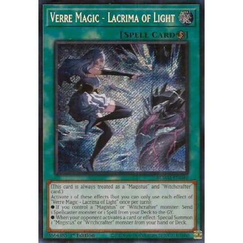 Verre Magic - Lacrima of Light - BLMM-EN046 Secret Rare 1st