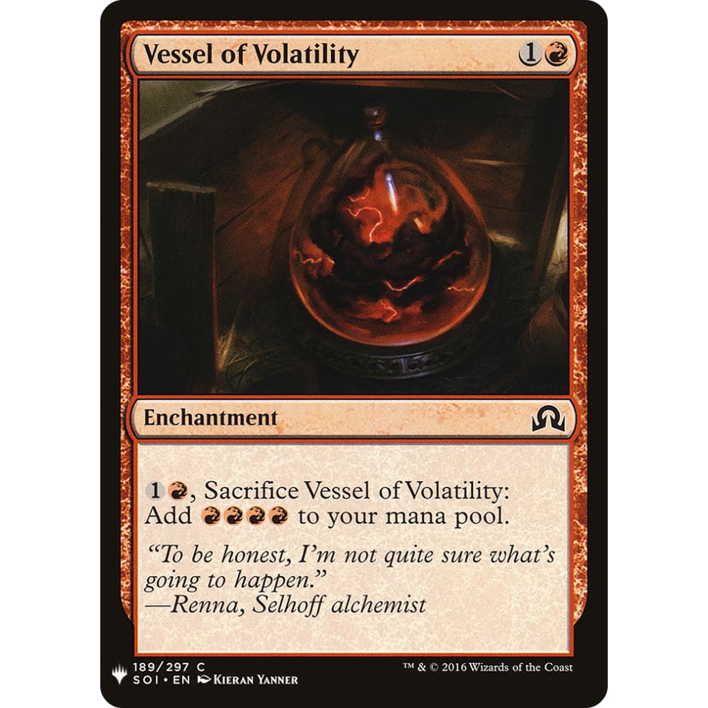 Vessel of Volatility (PLST-SOI-189) - Single
