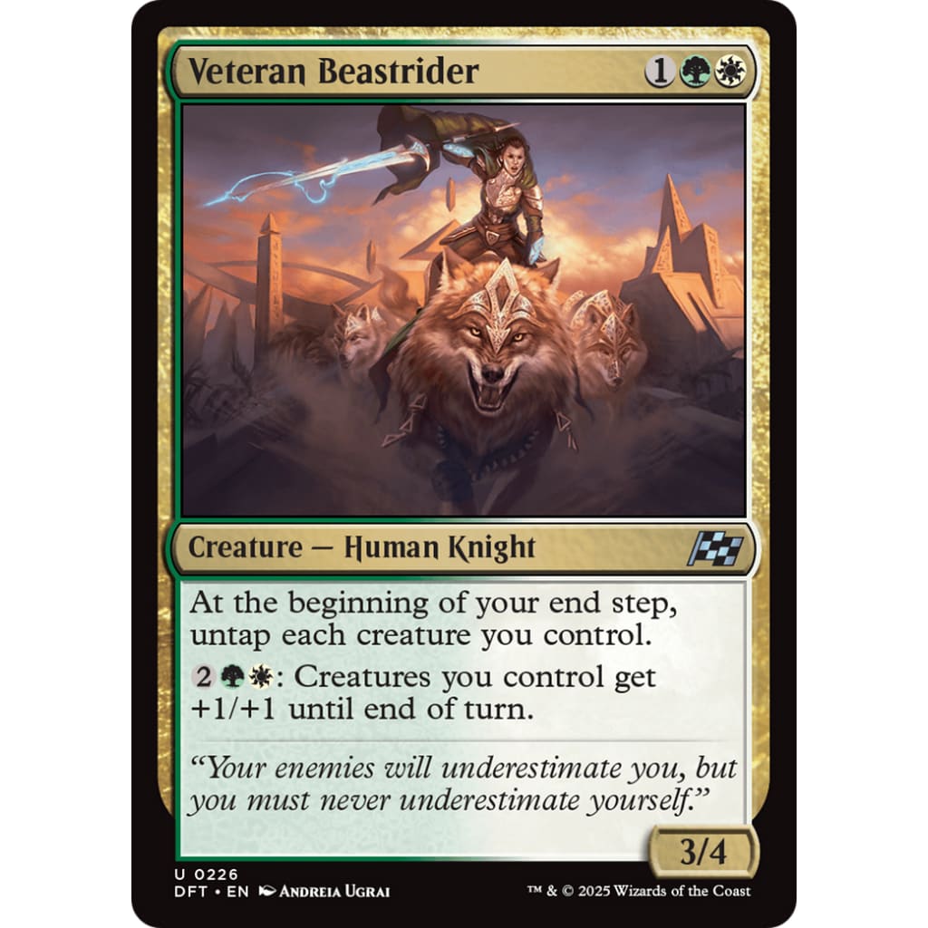 Veteran Beastrider (DFT-226) Foil - Single