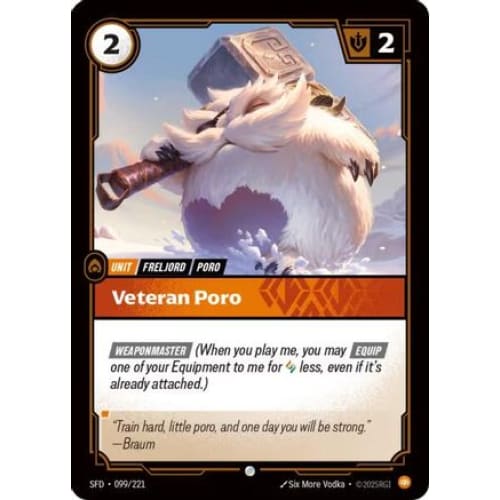 Veteran Poro (099/221) - Spiritforged - Single