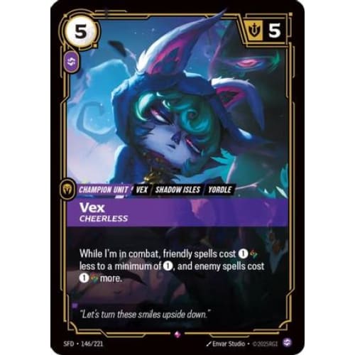 Vex - Cheerless (146/221) - Spiritforged Foil - Single