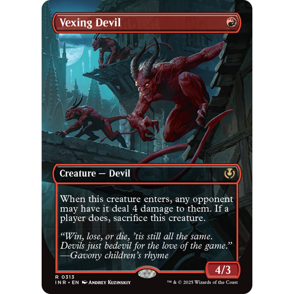 Vexing Devil (Borderless) (INR-313) Foil - Single