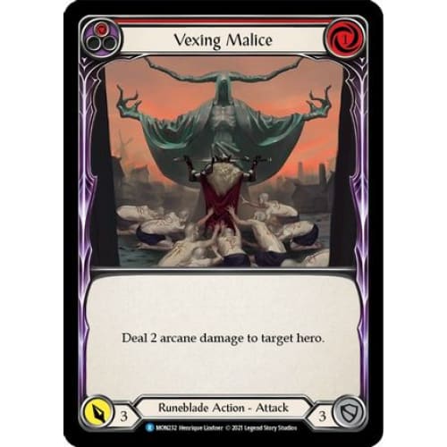 Vexing Malice (Red) (MONARCH) 1st Edition - Single