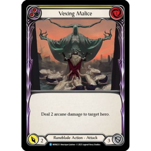 Vexing Malice (Yellow) (MONARCH) 1st Edition - Single