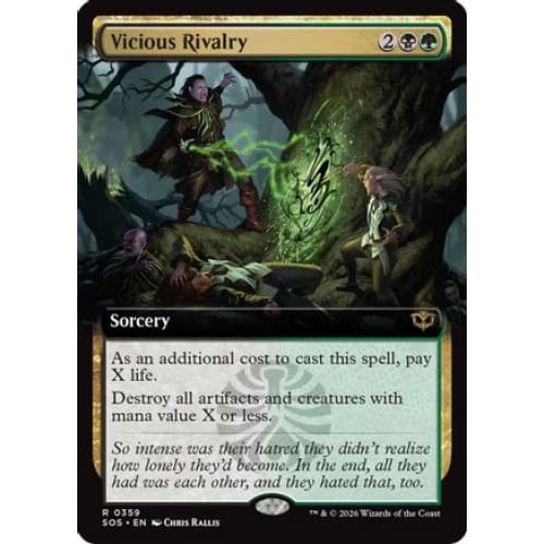 Vicious Rivalry (Extended Art) (SOS-359) Foil - Single