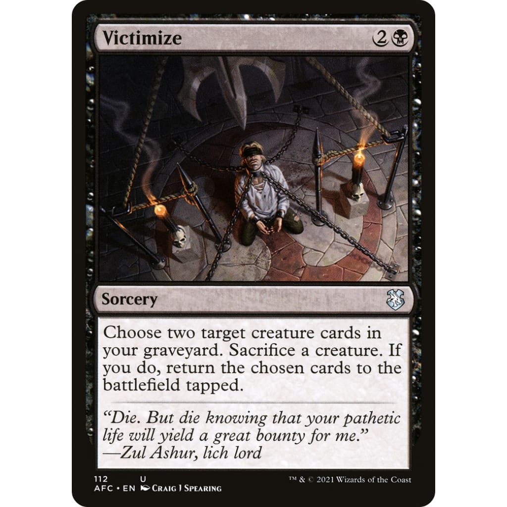 Victimize (AFC-112) - Single