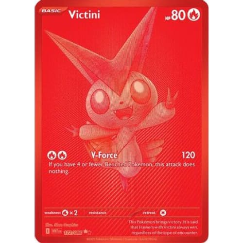 Victini - 172/086 (172) Black White Rare Holofoil - Single