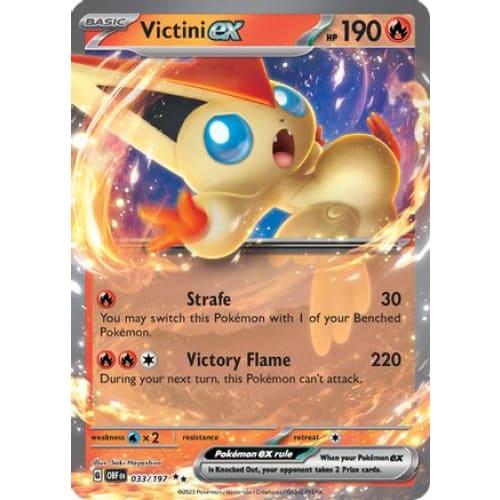 Victini ex (033/197) Double Rare Holofoil - Single