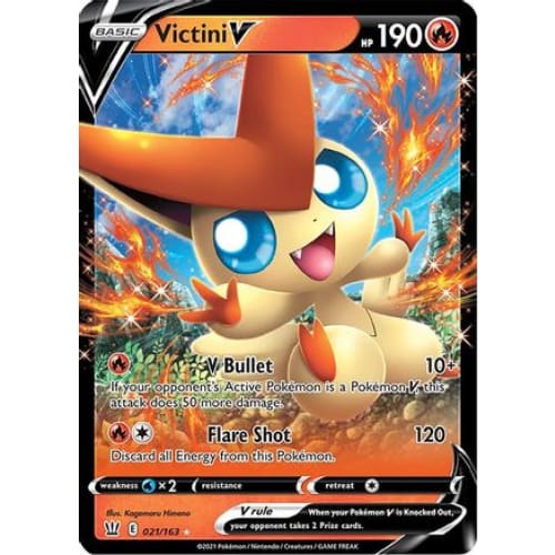 Victini V (021/163) Holo Rare Holofoil - Single