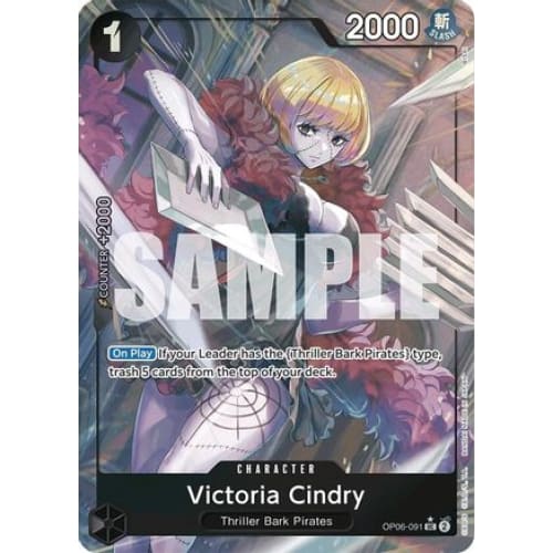 Victoria Cindry (Full Art) OP06-091 UC Premium Booster -The