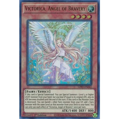 Victorica Angel of Bravery (GFP2-EN042) Ultra Rare 1st