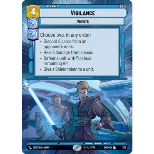 Vigilance (Hyperspace) (323) - Spark of Rebellion Foil