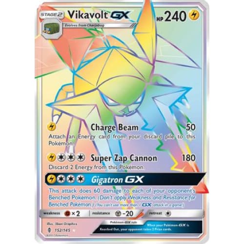 Vikavolt-GX (152/145) Holo Rare Holofoil - Single