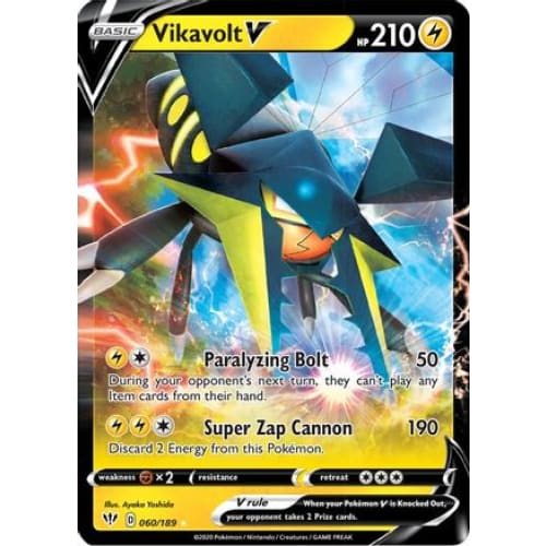Vikavolt V (060/189) Holo Rare Holofoil - Single