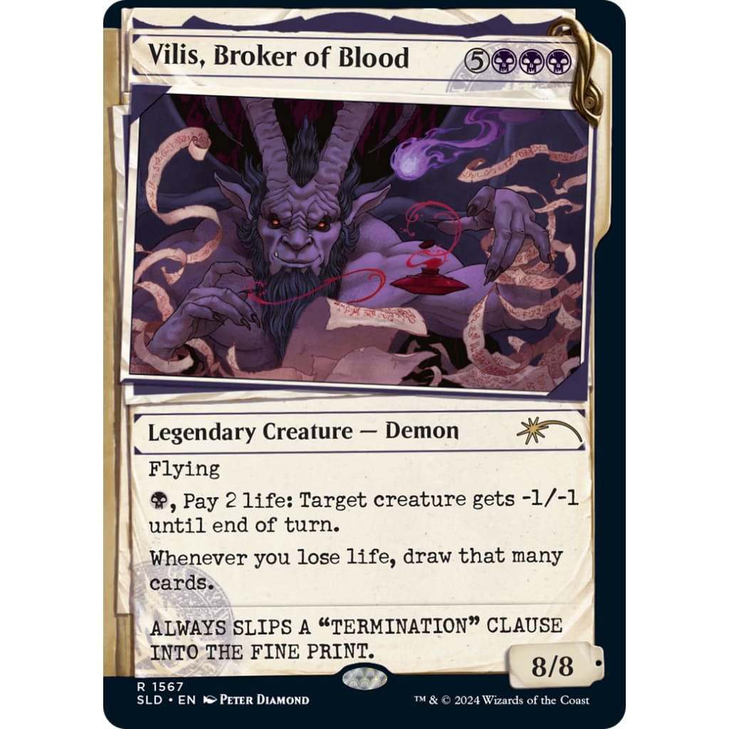 Vilis Broker of Blood (SLD-1567): (Showcase) - Single
