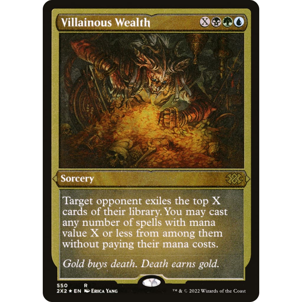 Villainous Wealth (2X2-550) Etched Foil - Single