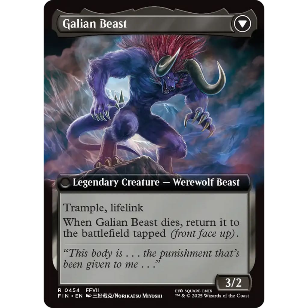 Vincent Valentine (Extended Art) (FIN-454): Foil - Single