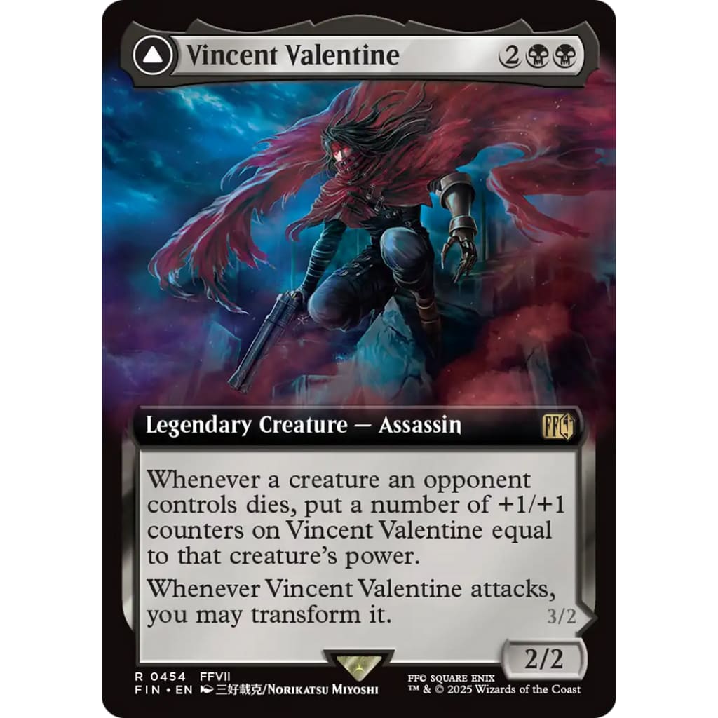 Vincent Valentine (Extended Art) (FIN-454): - Single