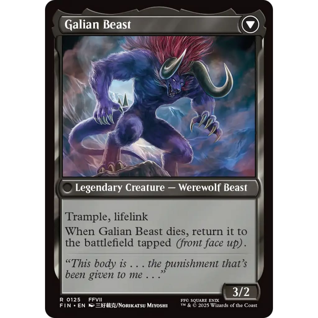 Vincent Valentine (FIN-125) Foil - Single