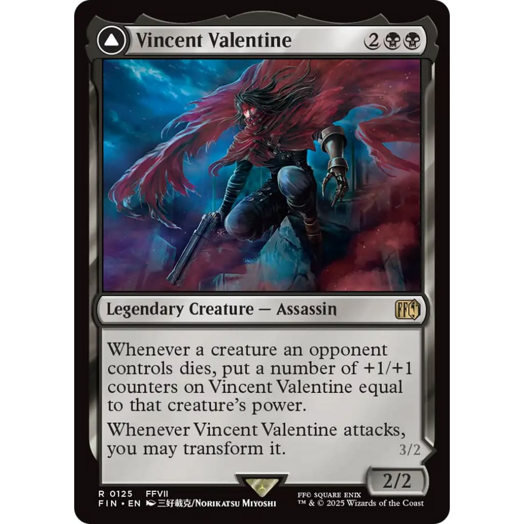 Vincent Valentine (FIN-125) Foil - Single