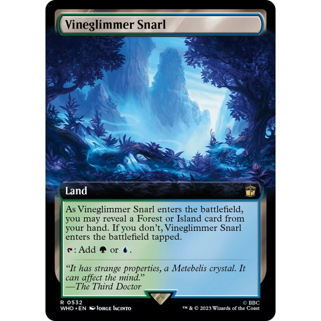 Vineglimmer Snarl (WHO-532): (Extended Art) - Single