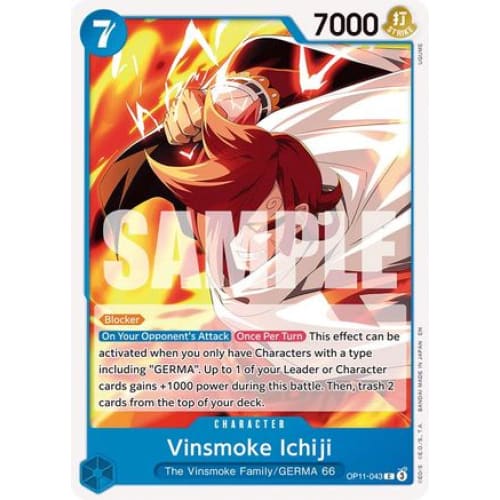 Vinsmoke Ichiji OP11-043 C A Fist of Divine Speed - Single
