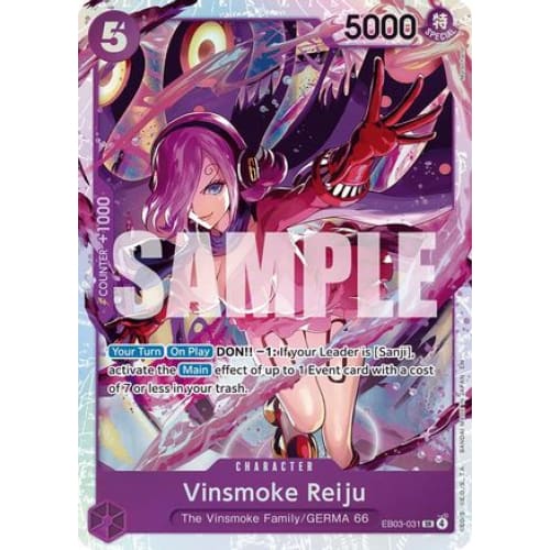 Vinsmoke Reiju EB03-031 SR Extra Booster: One Piece